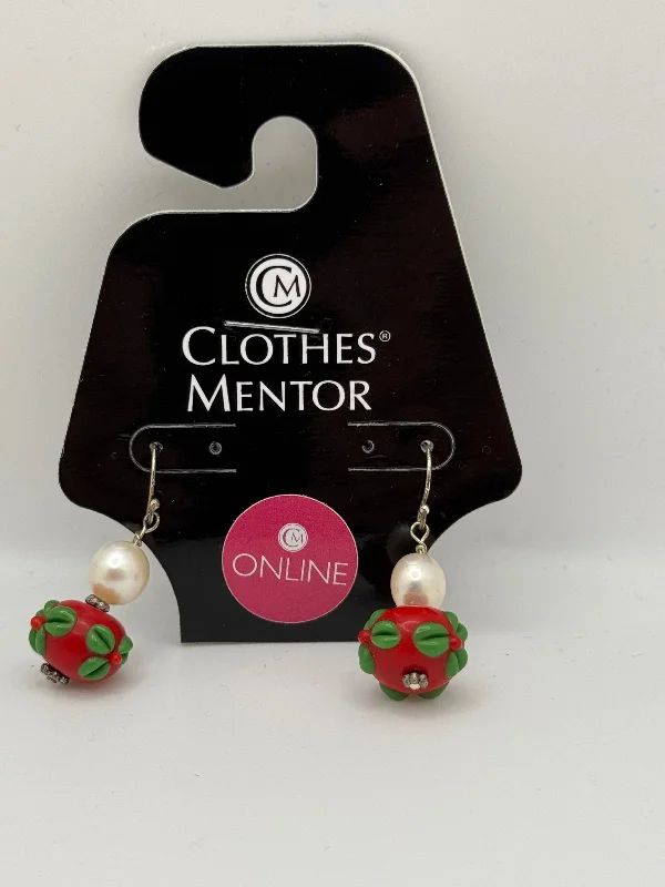 minimalistic earrings for women -Earrings Dangle/drop By Clothes Mentor