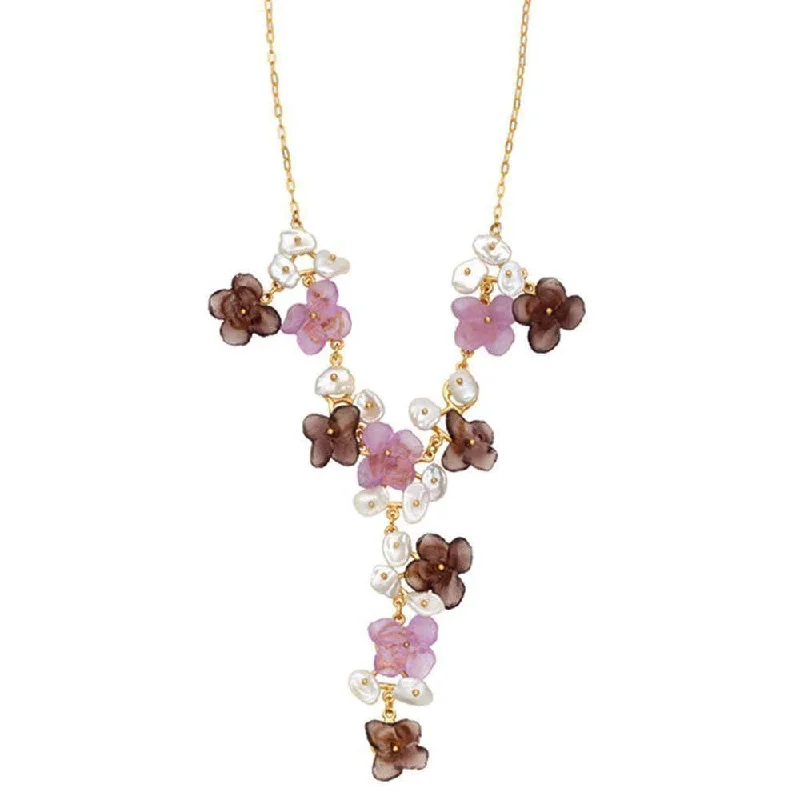 floral necklaces for women -Michael Michaud French Bouquet Necklace