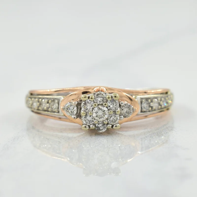 Diamond Cluster Ring | 0.26ctw | SZ 6.25 |