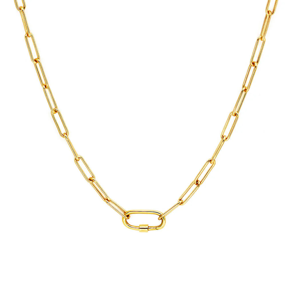 engagement necklaces for women -Gold The Daily Charm Necklace