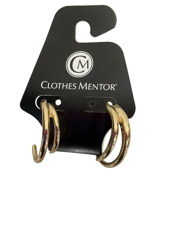 modern earrings for women -Earrings Hoop By Clothes Mentor