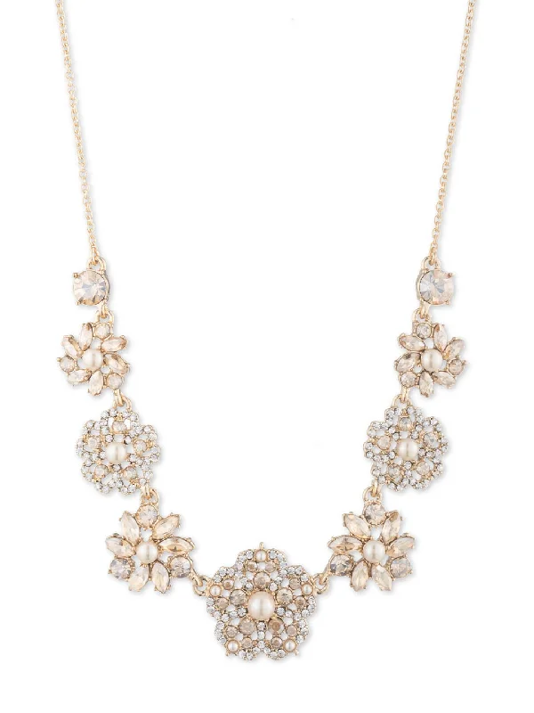 trendy necklaces for women -Gold Fresh Floral Necklace