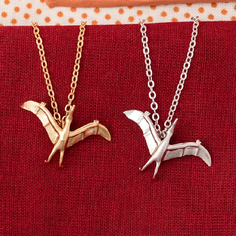 statement necklaces for women -Pterosaurs Dinosaur Charm Necklace