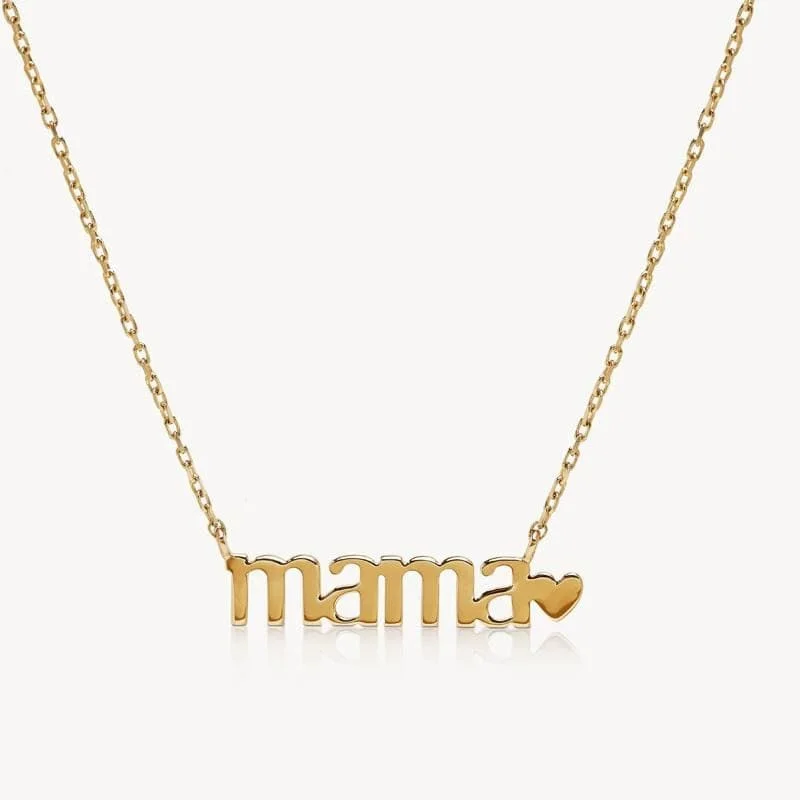 turquoise necklaces for women -Mama Necklace