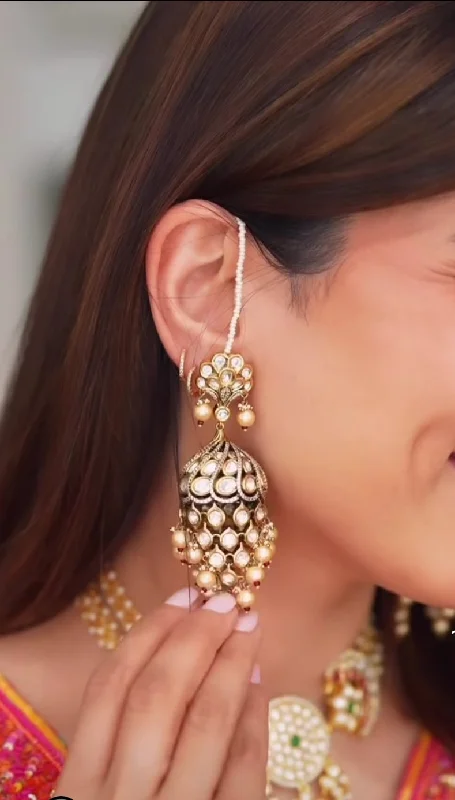 birthstone earrings for women -Amiri Jhumkas