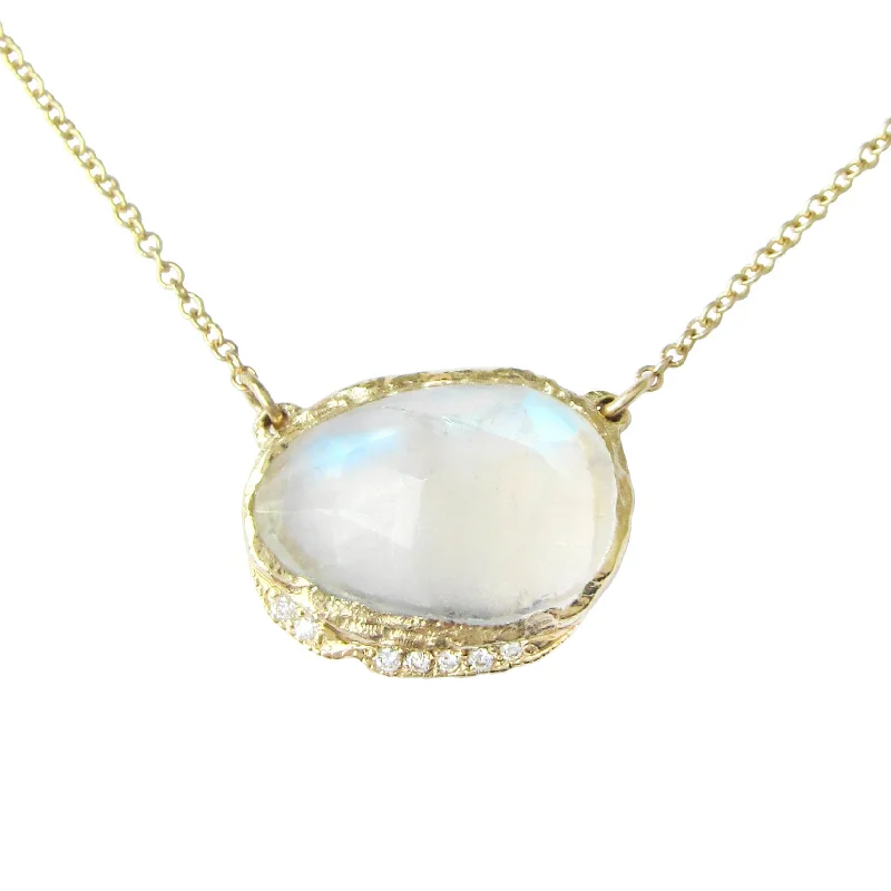 stylish necklaces for women -Moonstone Hidden Cove Necklace