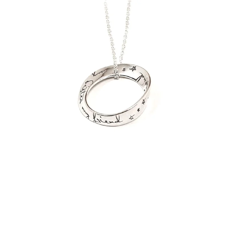 infinity necklaces for women -Sisters Mobius Necklace