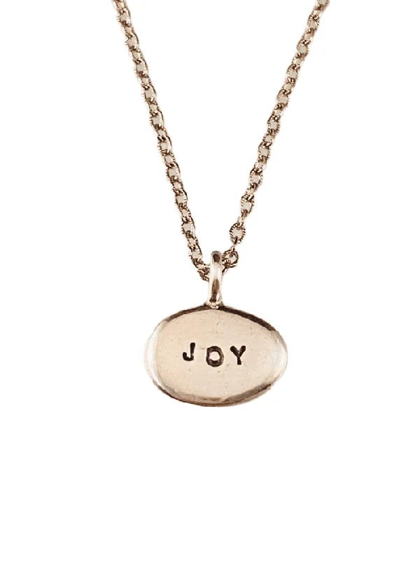 personalized zodiac necklaces -Sterling Silver Joy Nugget Necklace