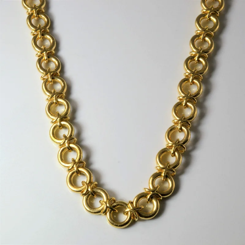 18k Yellow Gold Ring & Connector Chain | 20" |