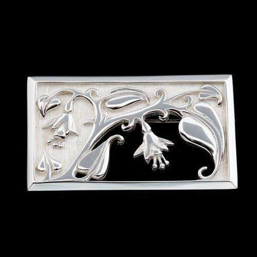 high-end brooches for women -Silver or Gold Glasgow Girls Brooch - GB120