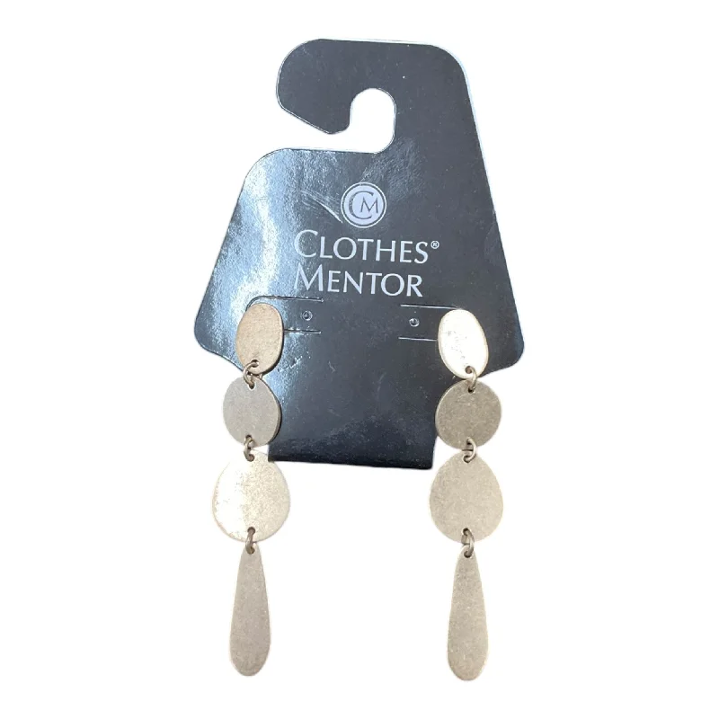 women's gold earrings -Earrings Dangle/drop By Clothes Mentor