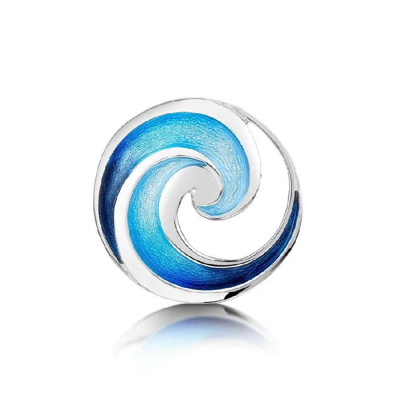 custom brooches for women -Pentland Sterling Silver and Enamel Brooch - EB51-PENT