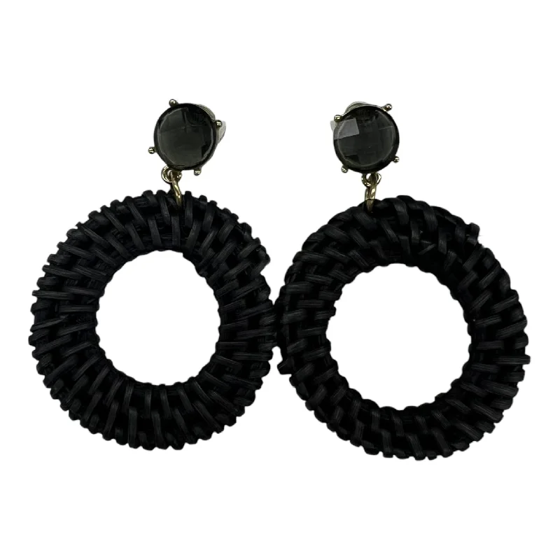 statement earrings for women -Earrings Dangle/Drop By Clothes Mentor In Black