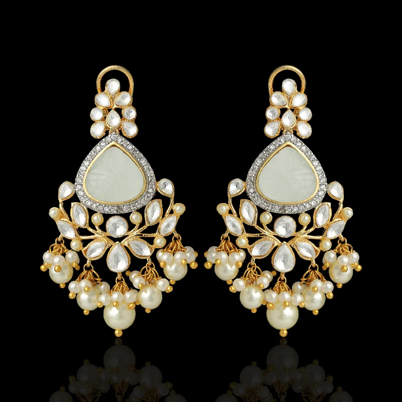 clip-on earrings for women -Safeena Earrings