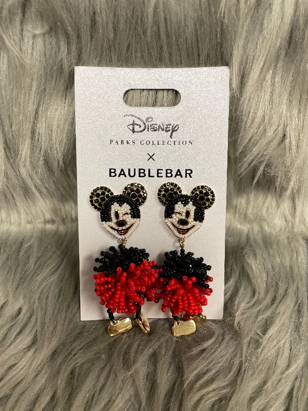 chic gold earrings for women -Earrings Dangle/drop By Disney Store