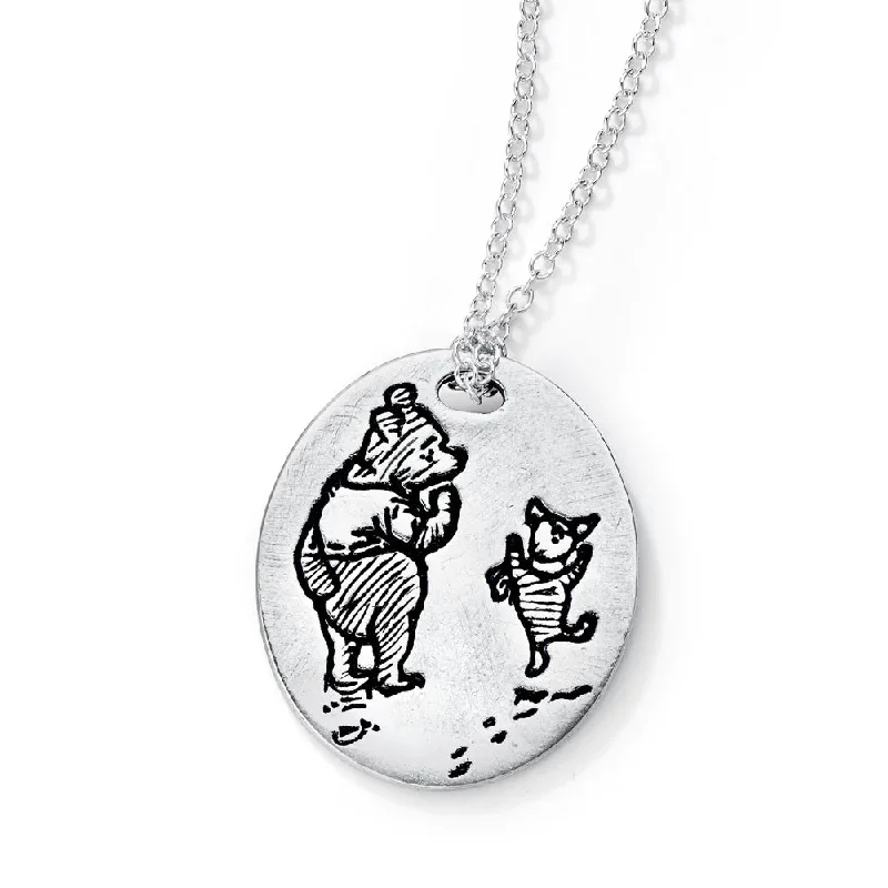 elegant chain necklaces for women -Winnie-the-Pooh & Piglet Necklace