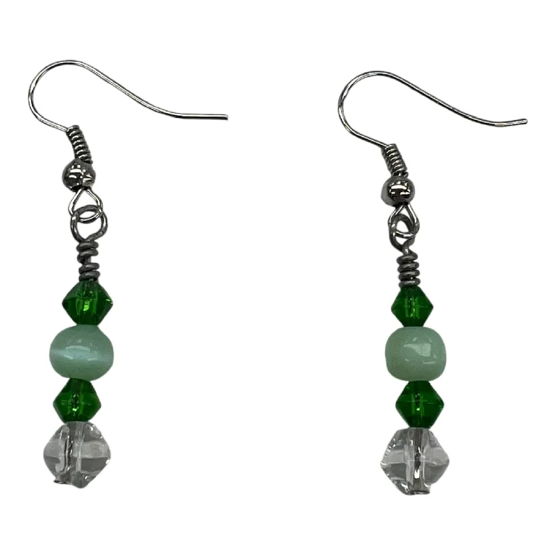 geometric earrings for women -Earrings Dangle/Drop By Clothes Mentor In Green