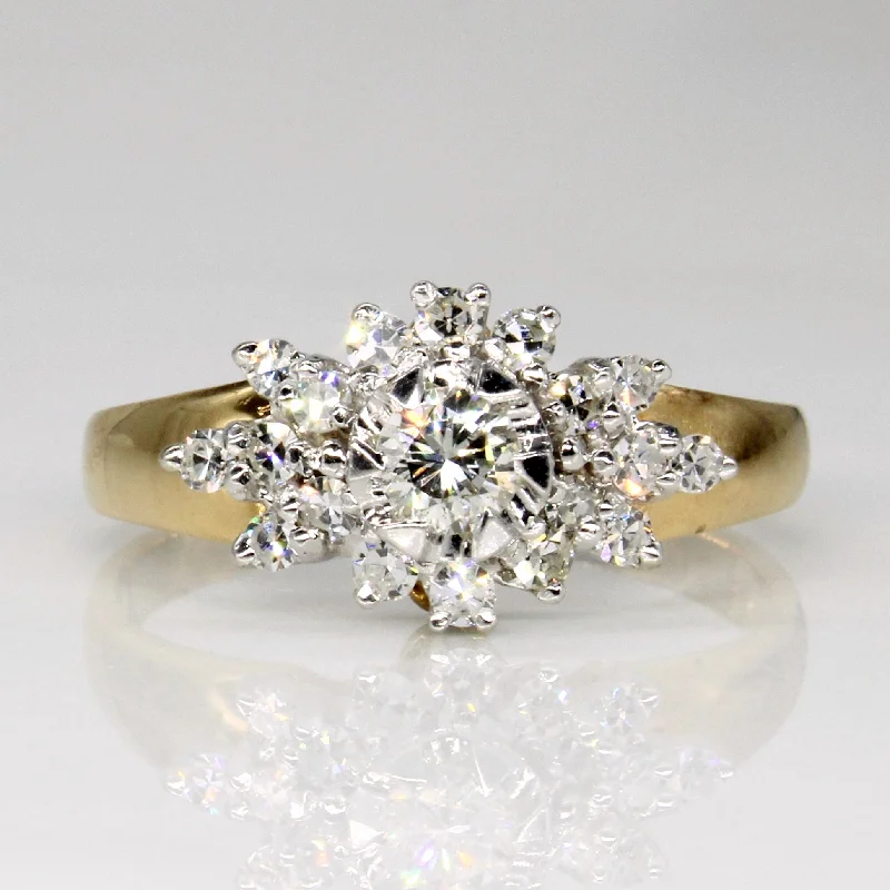 Diamond Cluster Ring | 0.48ctw | SZ 8.25 |