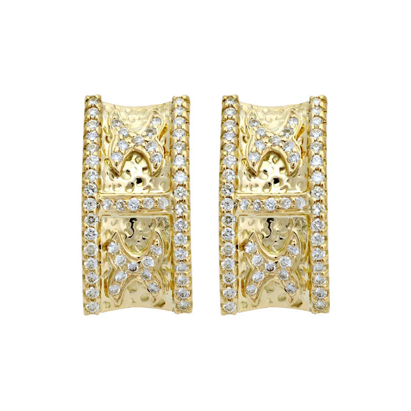 crystal earrings for women -Earrings-Diamond