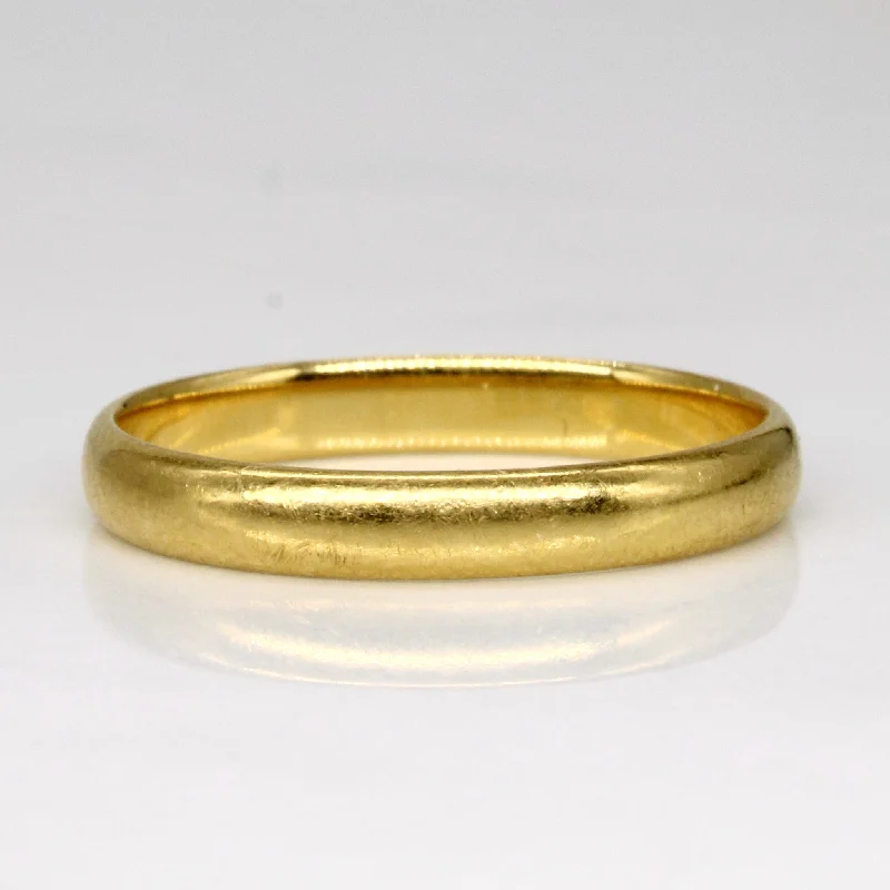 'Birks' 22k Yellow Gold Wedding Band | SZ 5.5 |