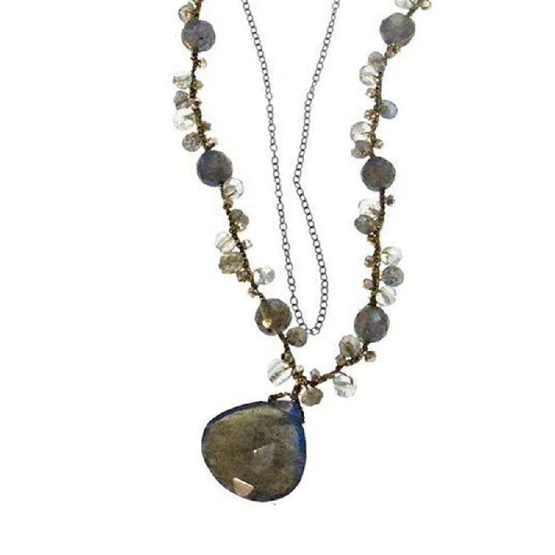 stylish necklaces for women -Labradorite Necklace