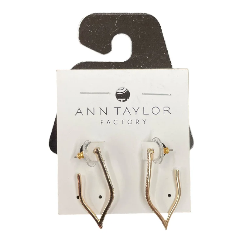 gold dangle earrings -Earrings Dangle/drop By Ann Taylor