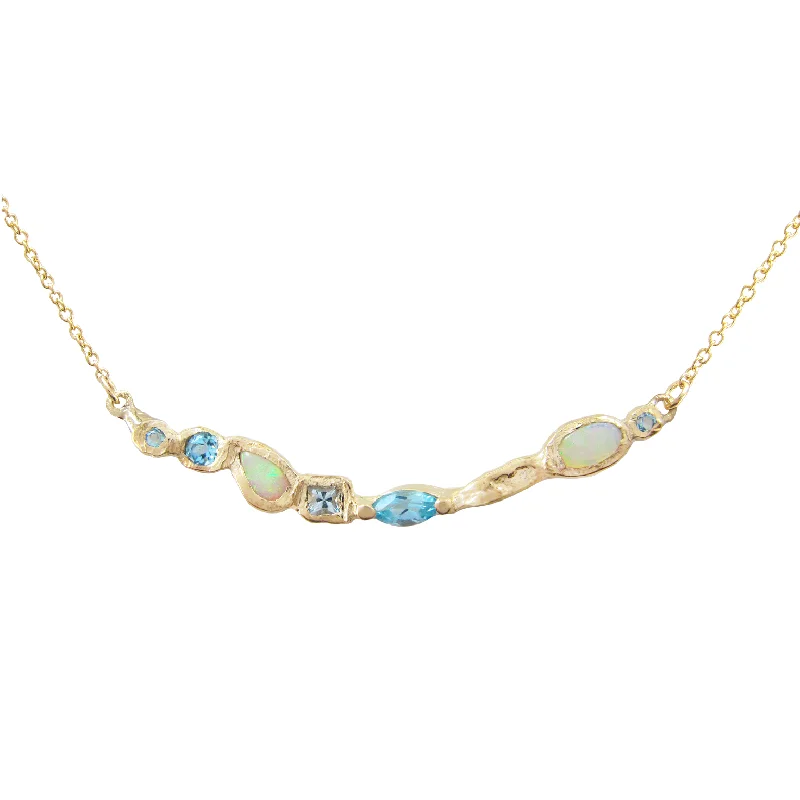 gemstone necklaces for women -Ama Mermaid Necklace