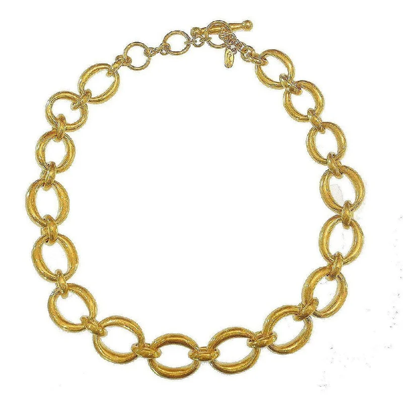 delicate necklaces for women -Oval Link Necklace