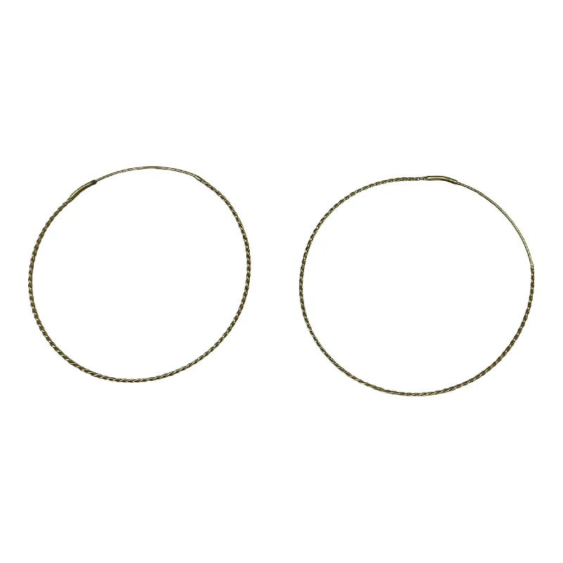 women's gold earrings -Earrings Hoop By Clothes Mentor In Gold