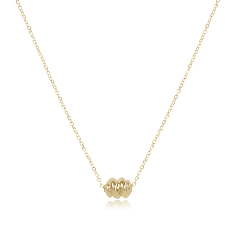 floral necklaces for women -Admire Classic Gold Necklace