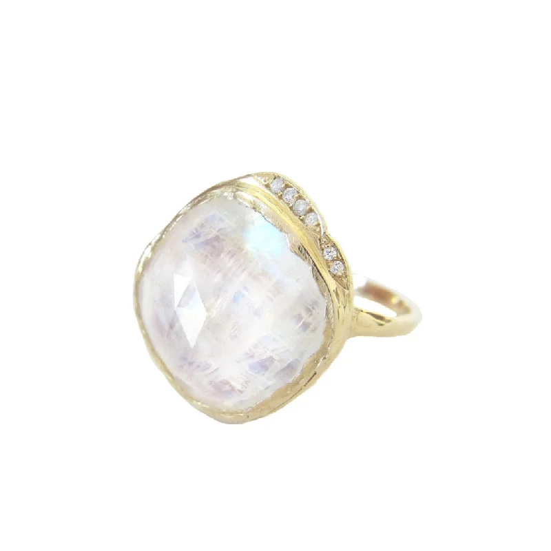 bridal necklaces for women -Moonstone Cove Ring