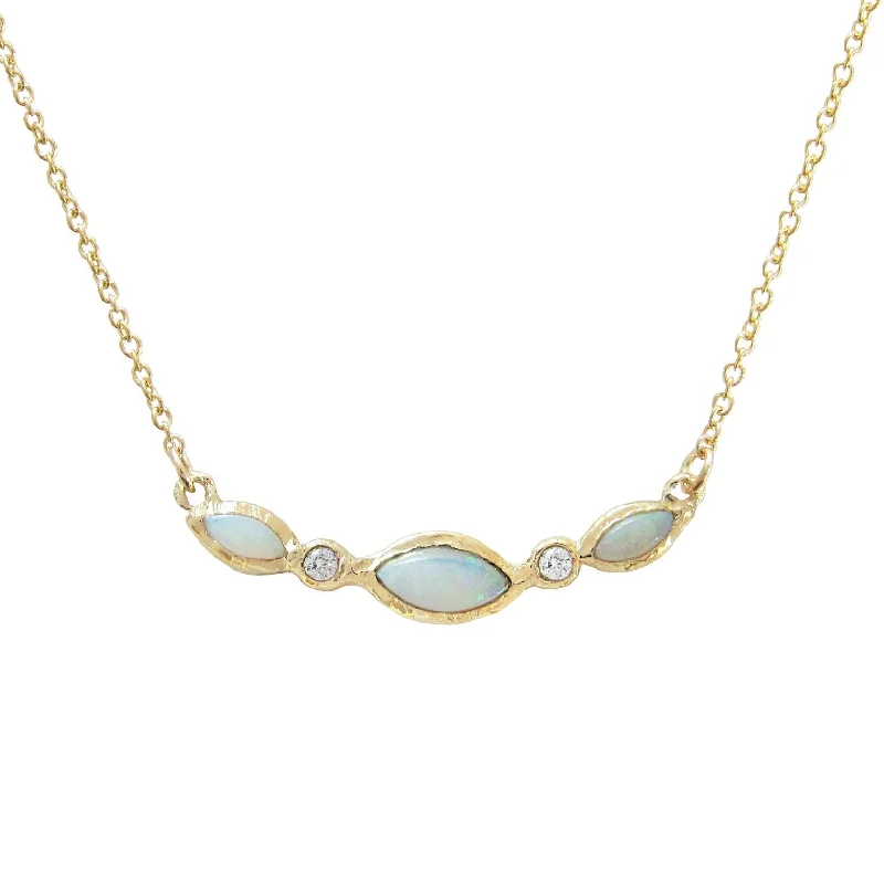 men's style necklaces for women -Aurora Opal Necklace