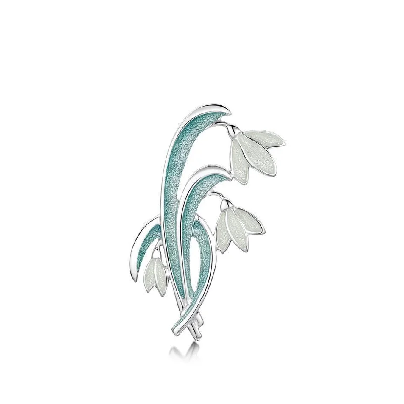 butterfly design brooches -Snowdrop Brooch - EBX226