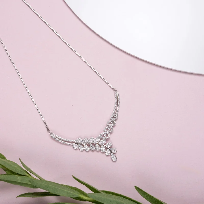 rose gold necklaces for women -Drop In you 925 Sterling Silver Necklace