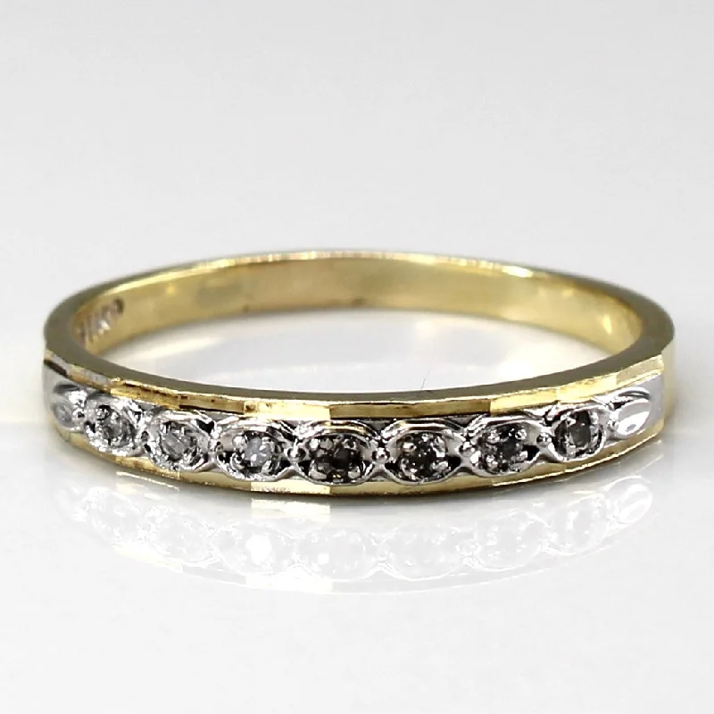 Diamond Yellow Gold Ring | 0.04ct | SZ 8 |