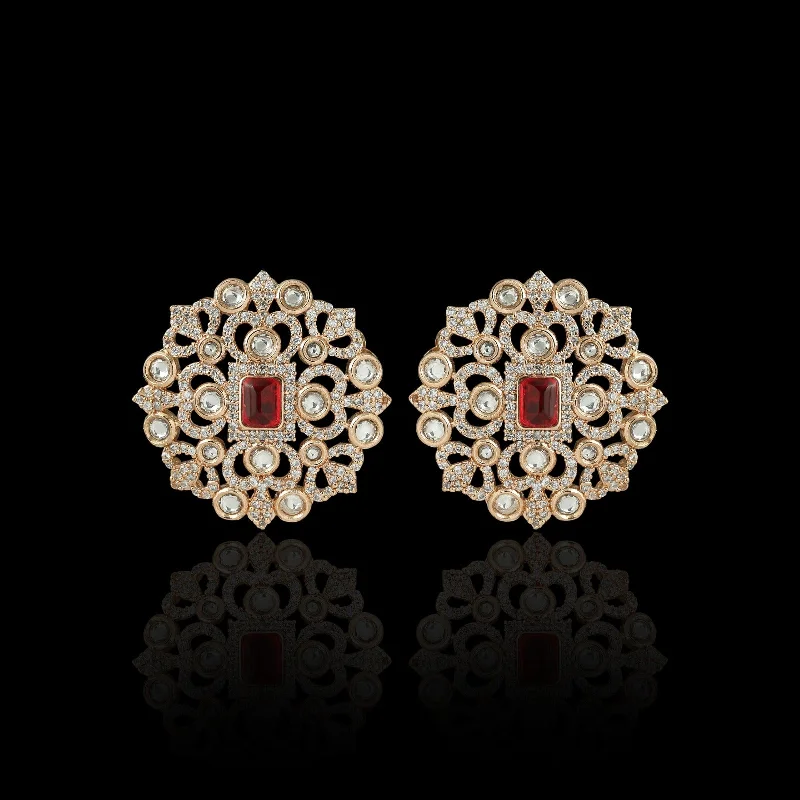 bridal earrings for women -Minza Studs