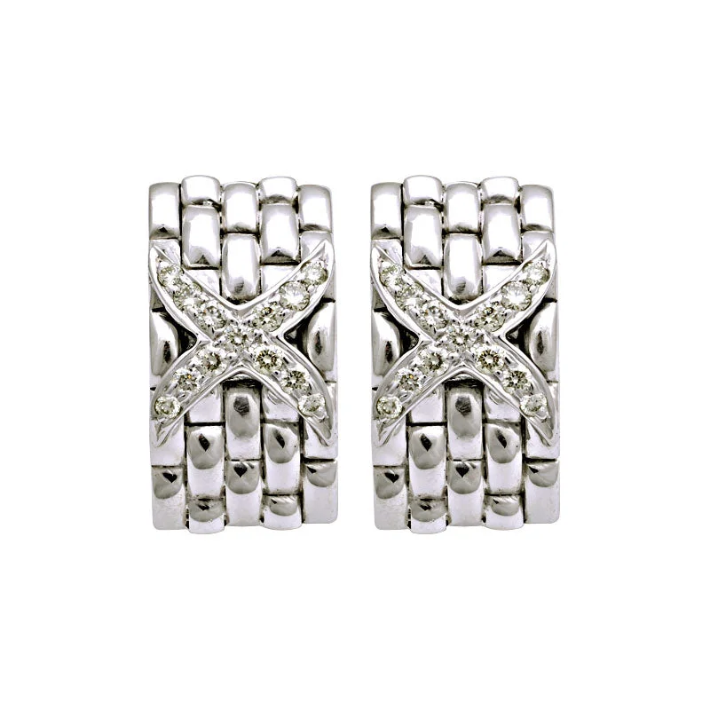 multi-colored earrings for women -Earrings-Diamond