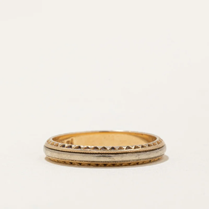 14k Two Tone Gold Ring | SZ 6.5 |