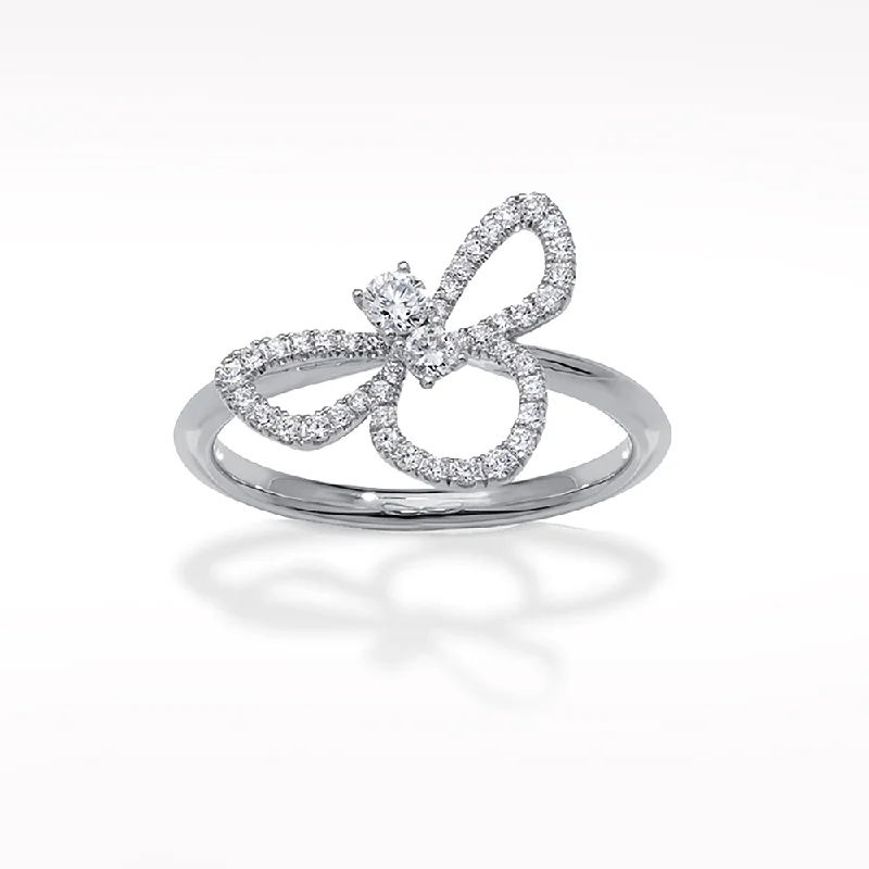 Essence 0.35ct Diamond White Gold Ring