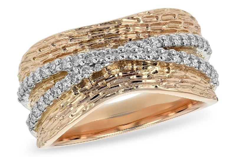 diamond rings for women -14KT Gold Ladies Wedding Ring