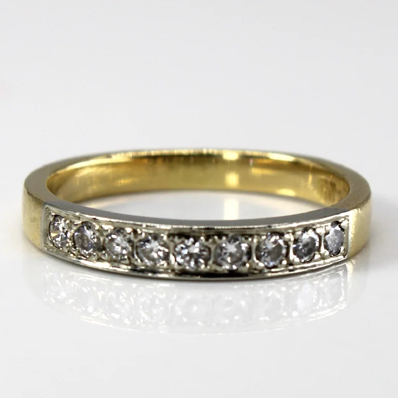 Pave Diamond Wedding Band | 0.23ctw | SZ 4.75 |