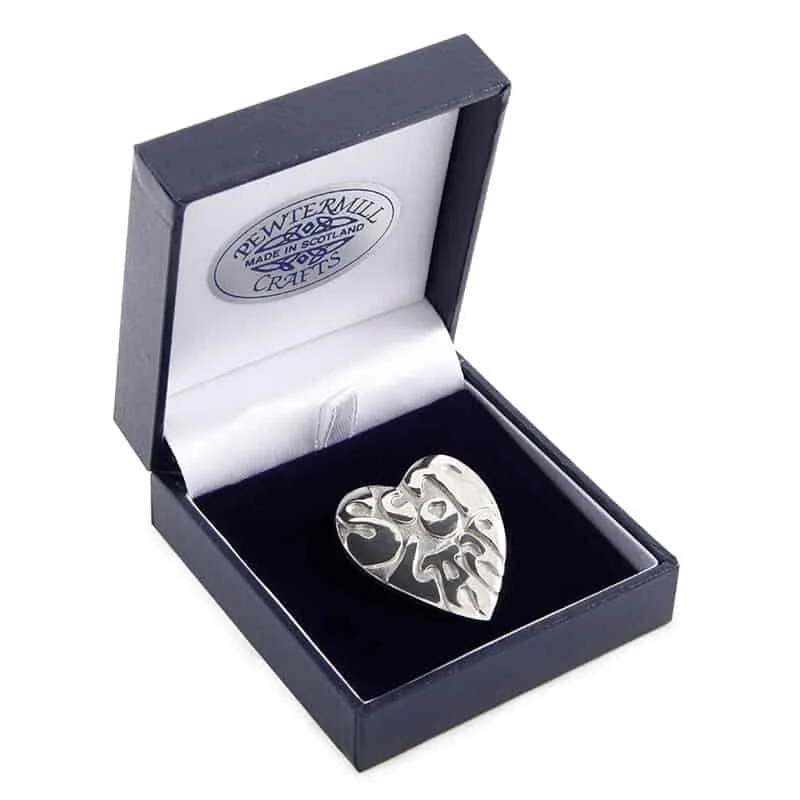 statement brooches for women -Scottish Pewter  Brooch