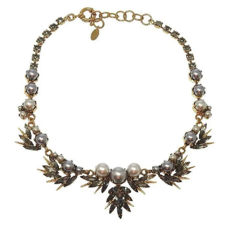 women's gold necklaces -Hogan Pearl Necklace