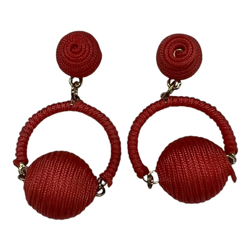 stud earrings for women -Earrings Dangle/Drop By Clothes Mentor In Coral