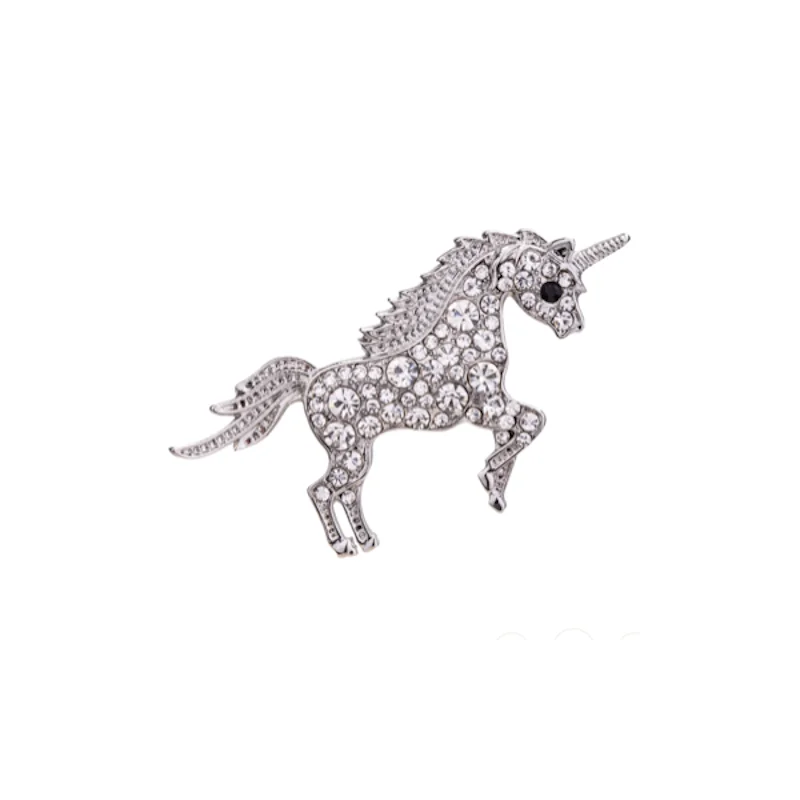 dazzling brooches for women -Fashion Jewellery Unicorn Brooch