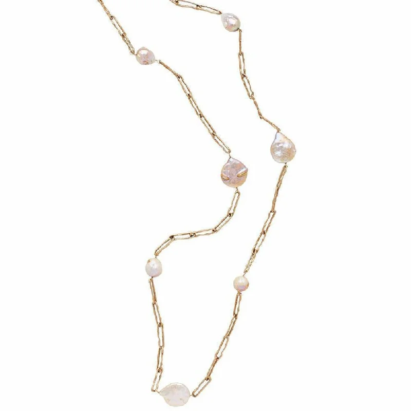 charm necklaces for women -Preza Pearl Necklace