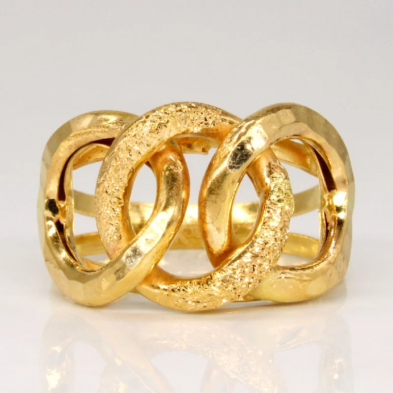 21k Yellow Gold Ring | SZ 6 |