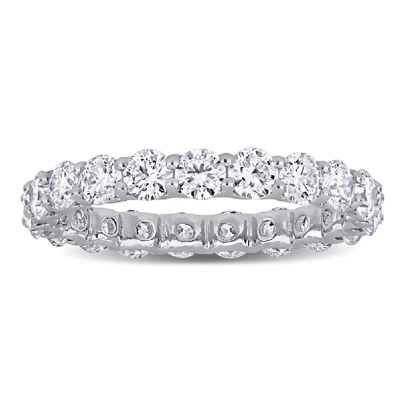 classic rings for women -Eternally Yours 2 1/5ct TW Lab Grown Diamond Full-Eternity Ring in 14k White Gold