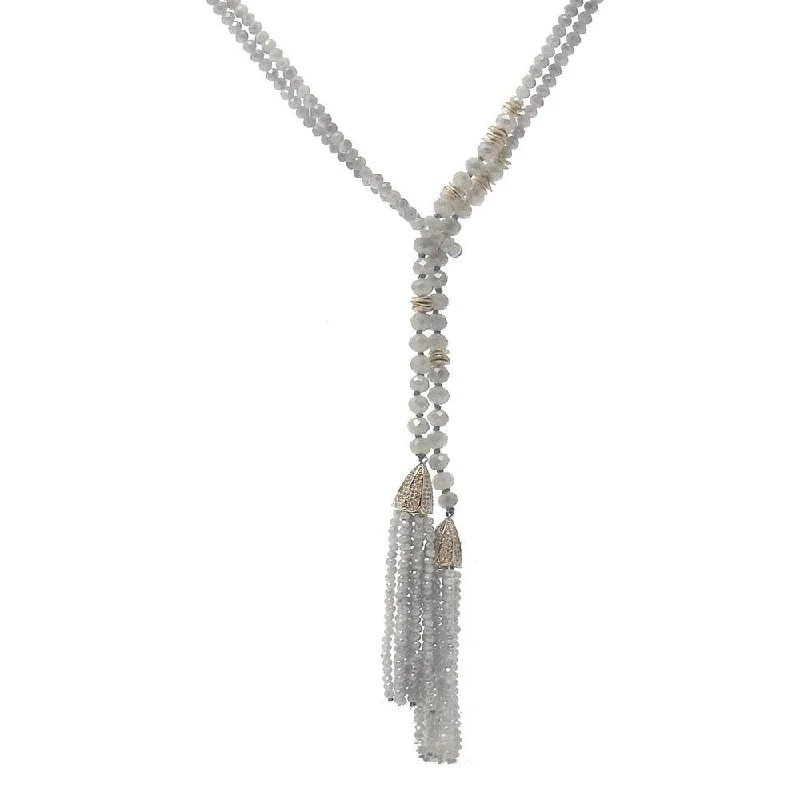 charm necklaces for women -Klara Tassel Necklace