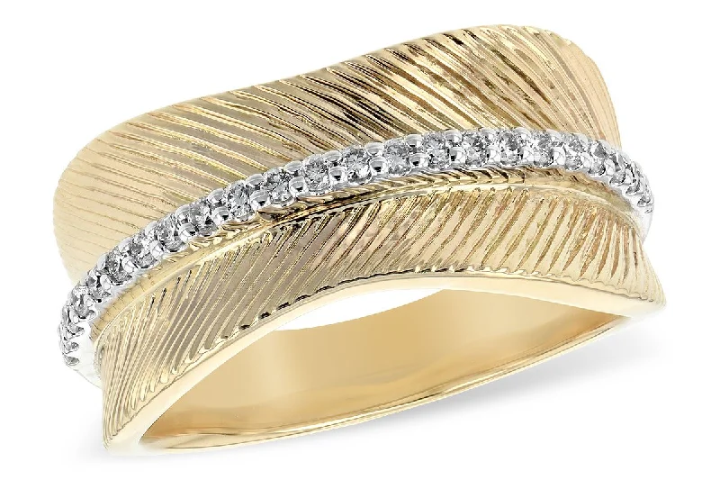 gold rings for women -14KT Gold Ladies Wedding Ring